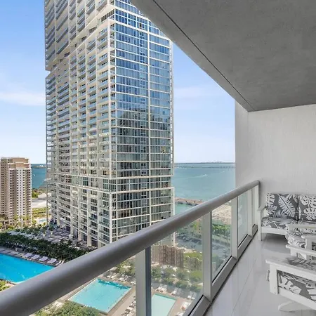 Penthouse Luxury Icon And W Hotel Panoramic Views Balcony In Brickell